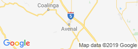 Avenal map